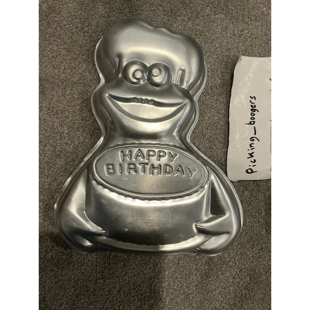 Vintage Wilton Cookie Monster Cake Pan 1982 / 1977 Cake Mold‎ Pan Ernie and Bert